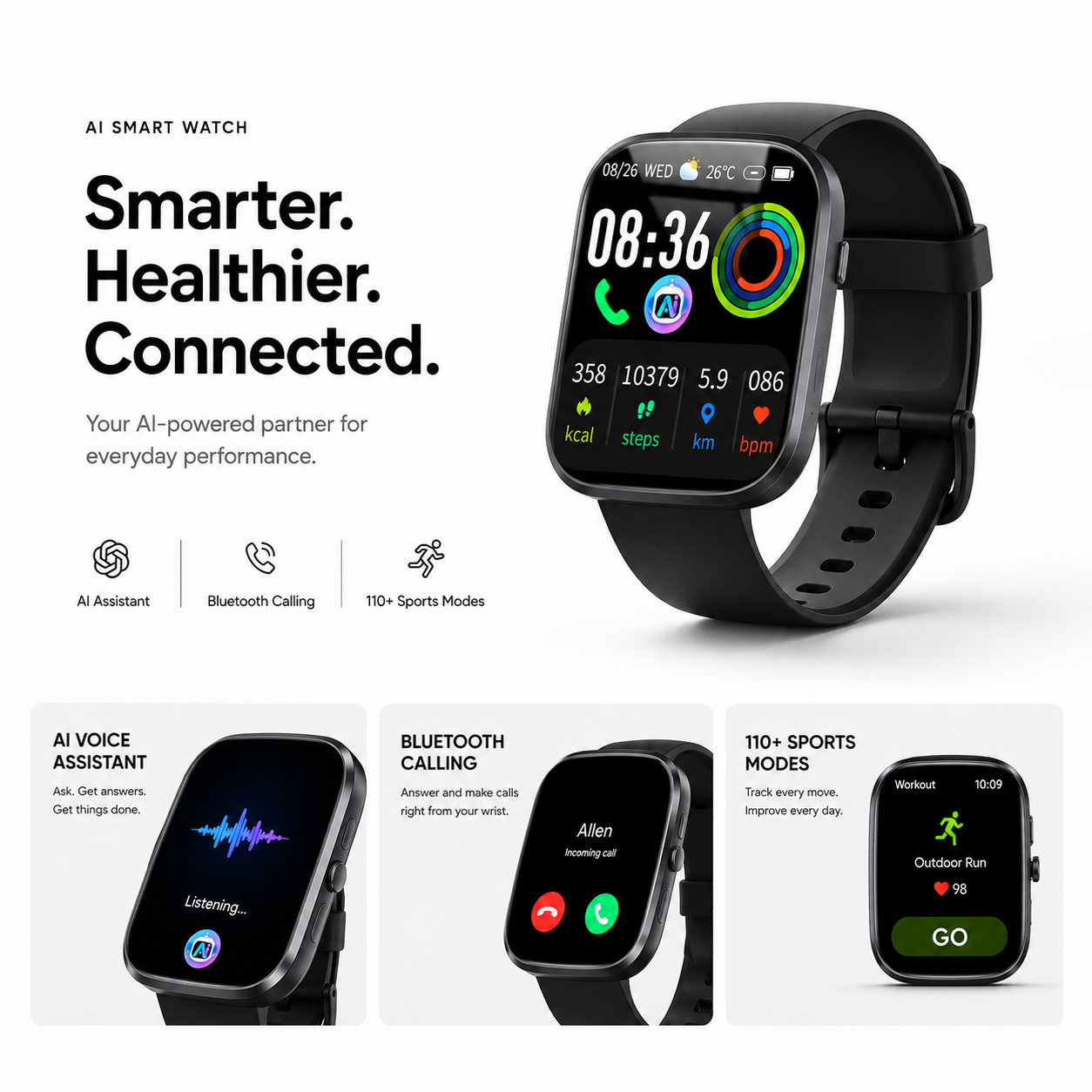 Zemyee ai smart watch
