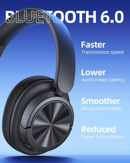 Bryltxe Wirelever Over Ear Headphones with 3 EQ Modes