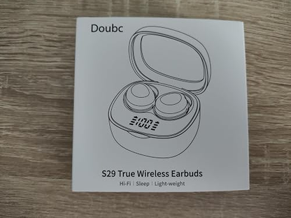Doubc Bluetooth 5.4 Earphones, In Ear Wireless, Soft Sleep Earphones, Gentle Sound, Comfortable Wearing Without Feeling Pressure