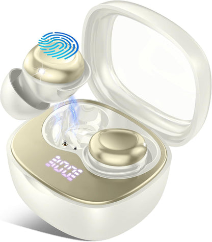 Doubc Bluetooth 5.4 Earphones, In Ear Wireless, Soft Sleep Earphones, Gentle Sound, Comfortable Wearing Without Feeling Pressure