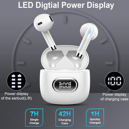 DreamMute Wireless Earbuds with ENC Noise Cancelling Mics