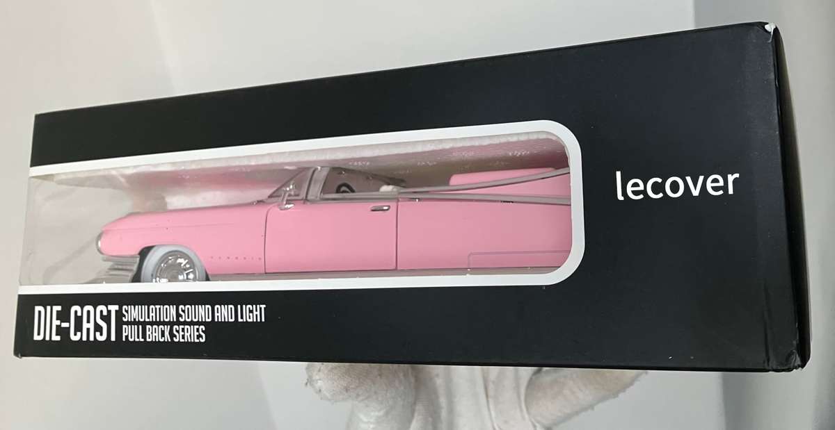 lecover 1/24 Cadillac Model Car for Collectors & Kids' Gift