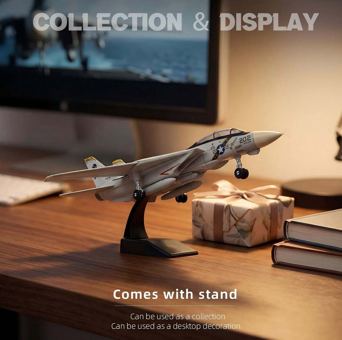 lecover 1:72 F-14 Tomcat 3D Jet Aircraft for Collection