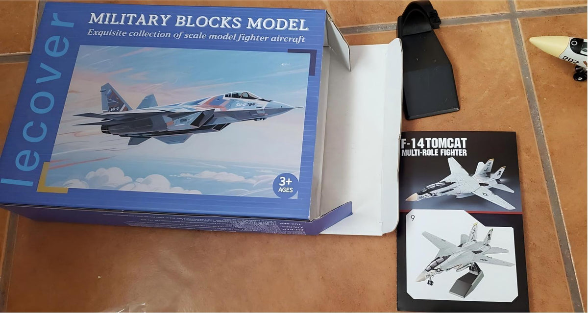 lecover 1:72 F-14 Tomcat 3D Jet Aircraft Package