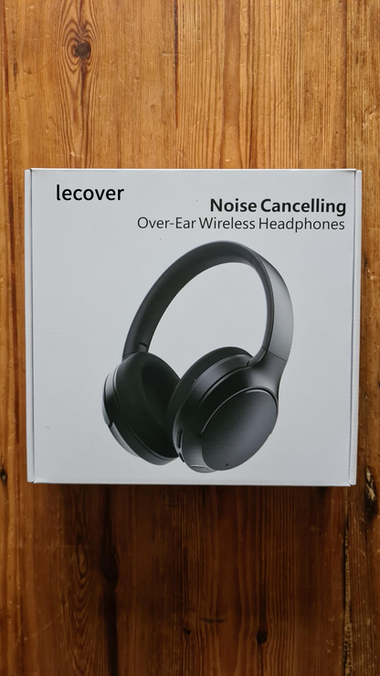lecover Active Noise Canceling Bluetooth Headphones Package