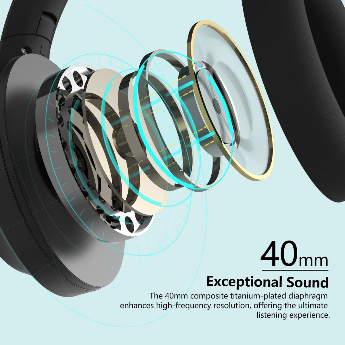 lecover Bluetooth Headphones with Exceptional Sound