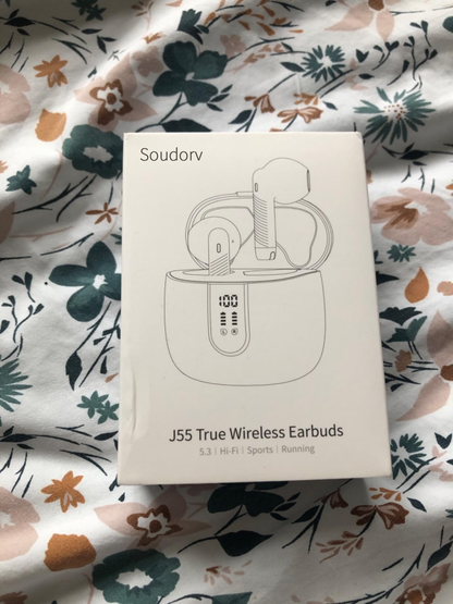 Soudorv 4 ENC Mic Rose Gold Wireless Earbuds Real Show