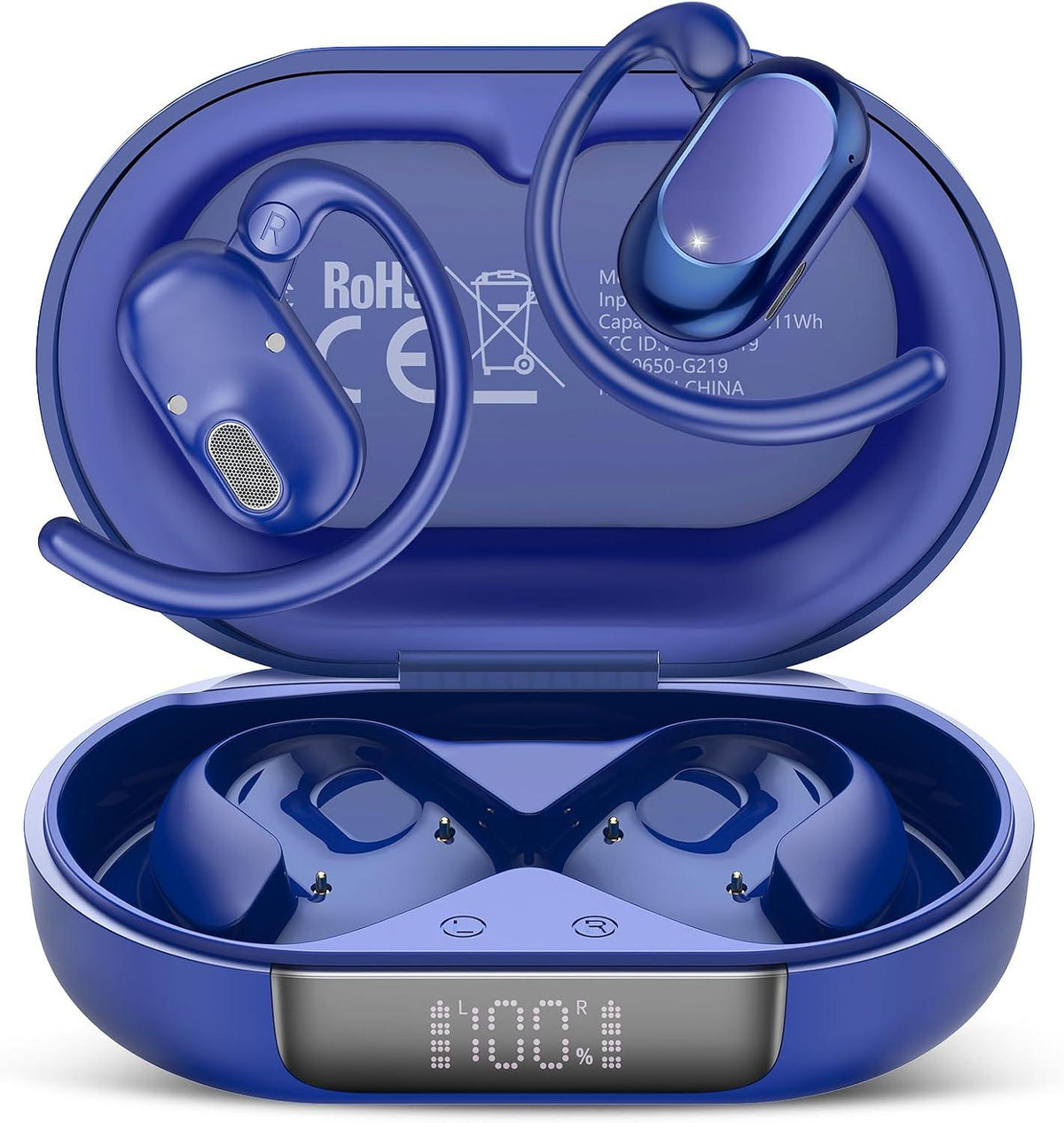 STECEi AI Headphones Simultaneous Translation, 4-in-1 Instant Translator Earphones with 164 Languages and 7 Modes