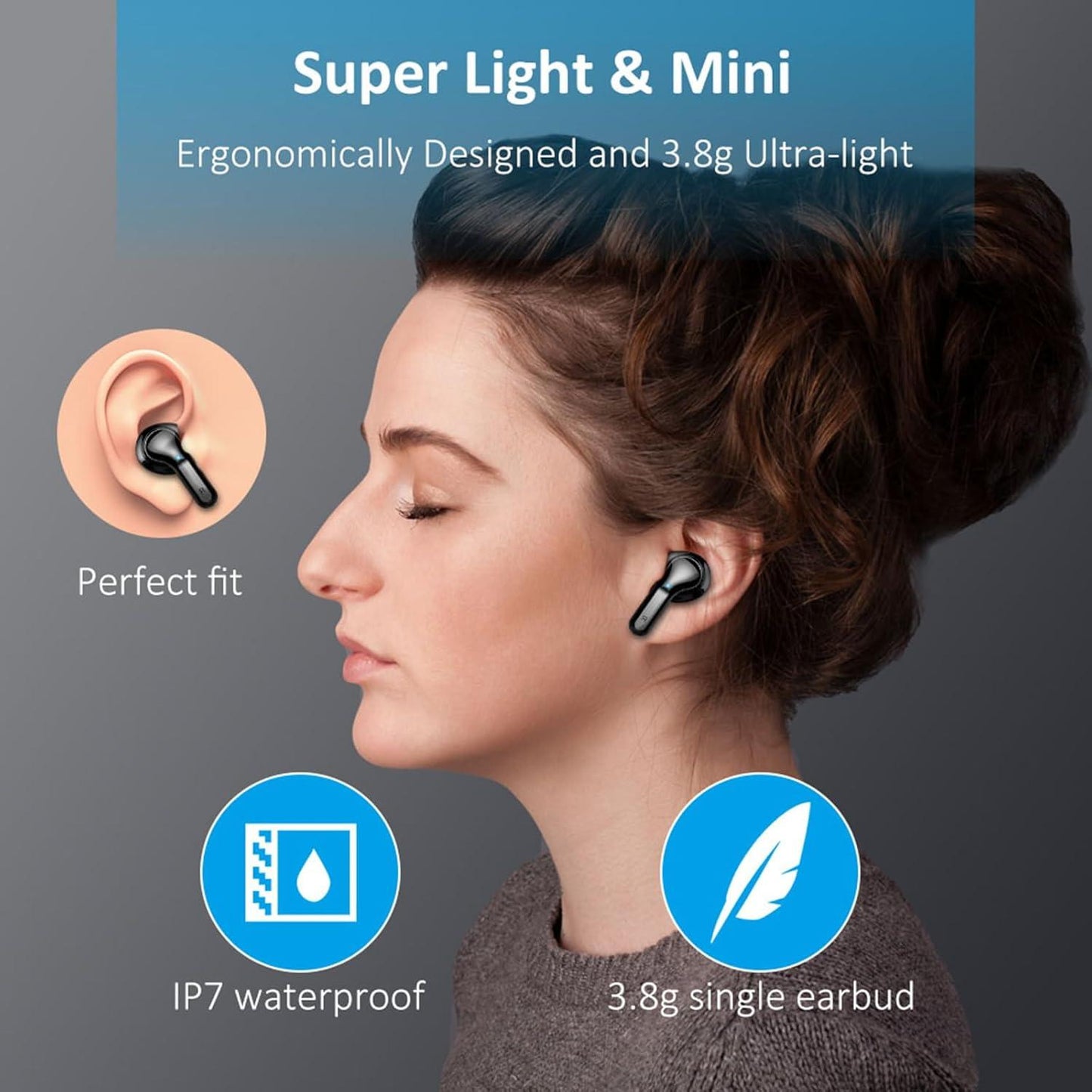 UCACYN 2026 Wireless Earbuds with 6D Stereo Deep Bass