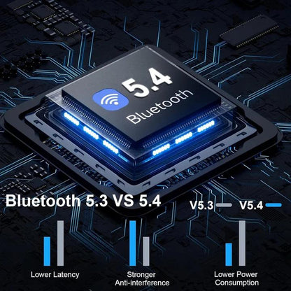 W90 wireless earbuds with 5.4 Bluetooth