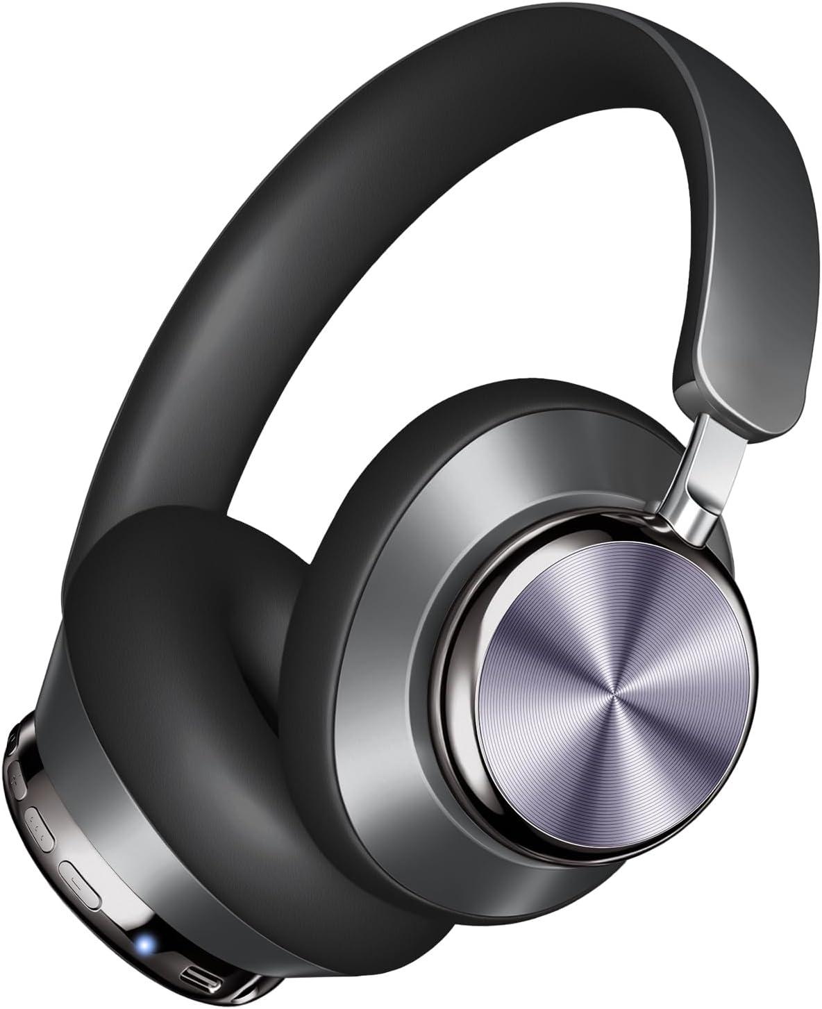 XQRTZL Bluetooth Wireless Over Ear Headphones with Active Noise Canceling