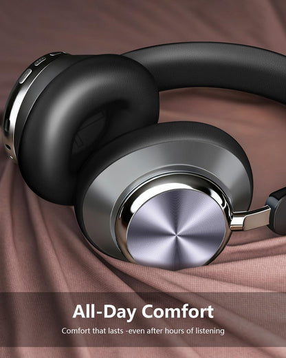 XQRTZL Bluetooth Wireless Over Ear Headphones with Active Noise Canceling