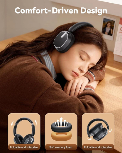 Zemyee 120H Playtime Bluetooth Over Ear Headphones